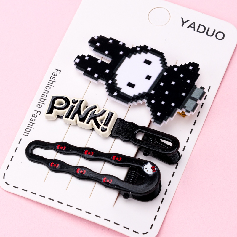 Caja de Accesorios de Dibujos Animados Negro Clip 3
