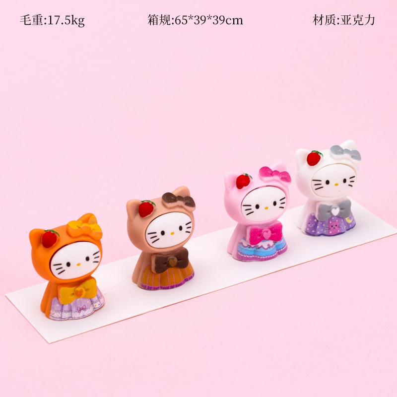 Nuevos Adornos de Gatos KT Pintados