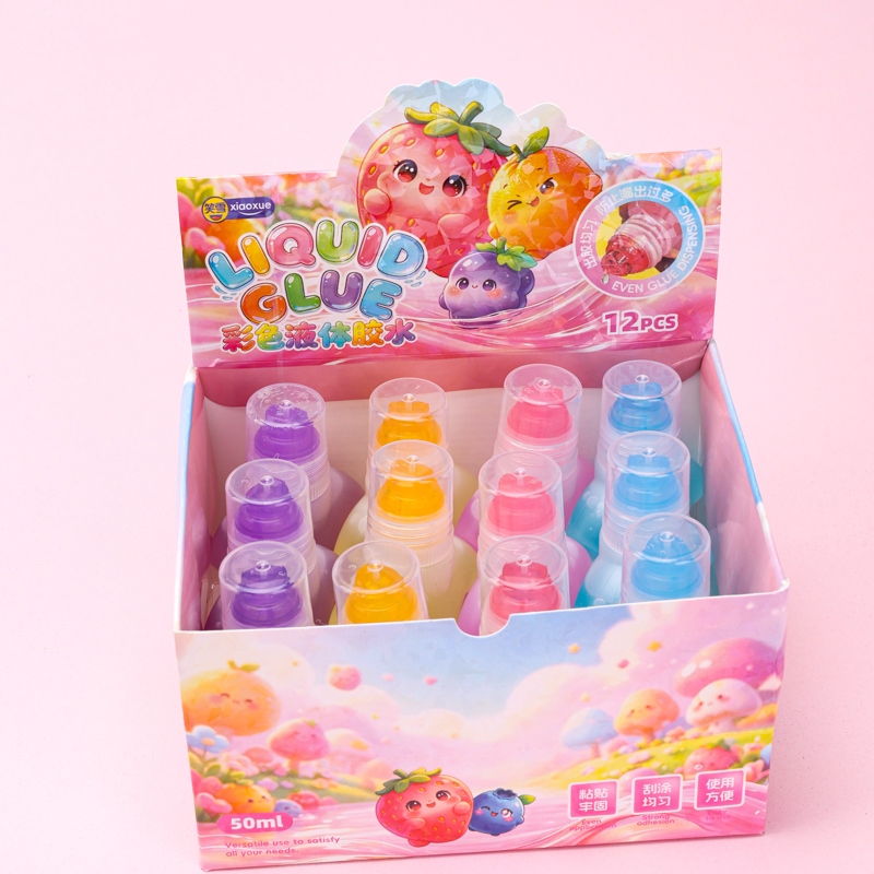 XX-1275 Cola de Color Botella Portátil Frutal 4