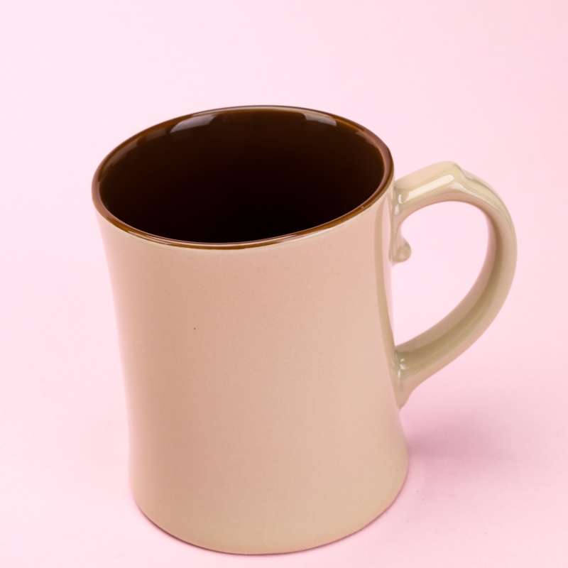 C- 23 Color Glaze Cerámica Taza (Color Al Azar) 4