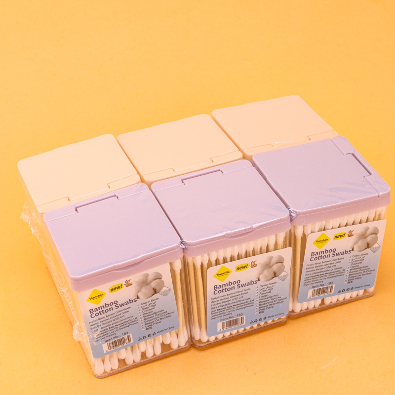 183 Caja de Bambú Swab (200) 4