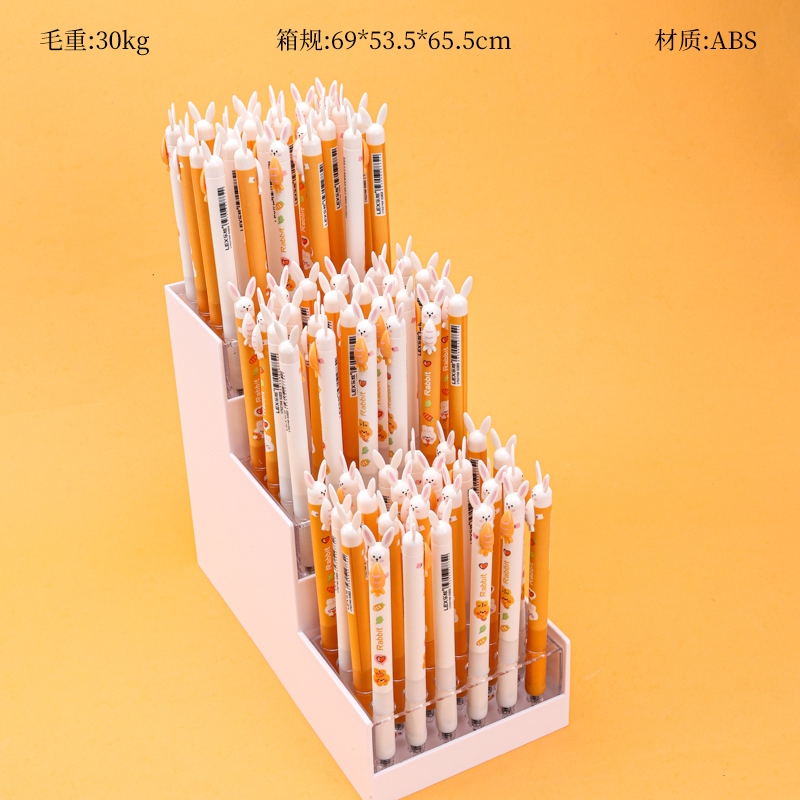 LTG21168-72 Negro Rabbit Bubu Gel Pen-exhibition Rack