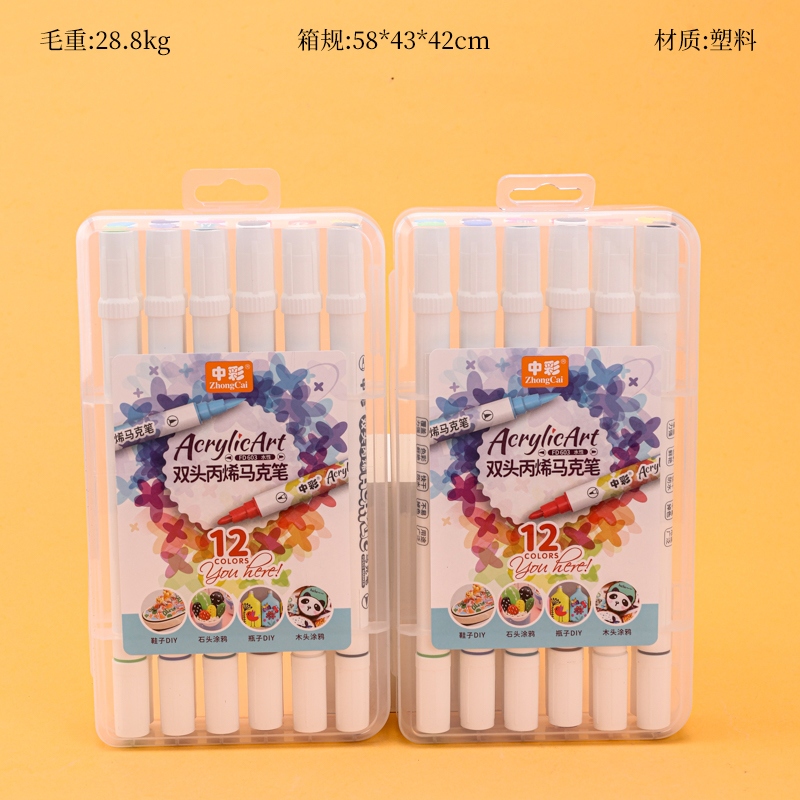 China Color 603-12 Marcador Acrílico