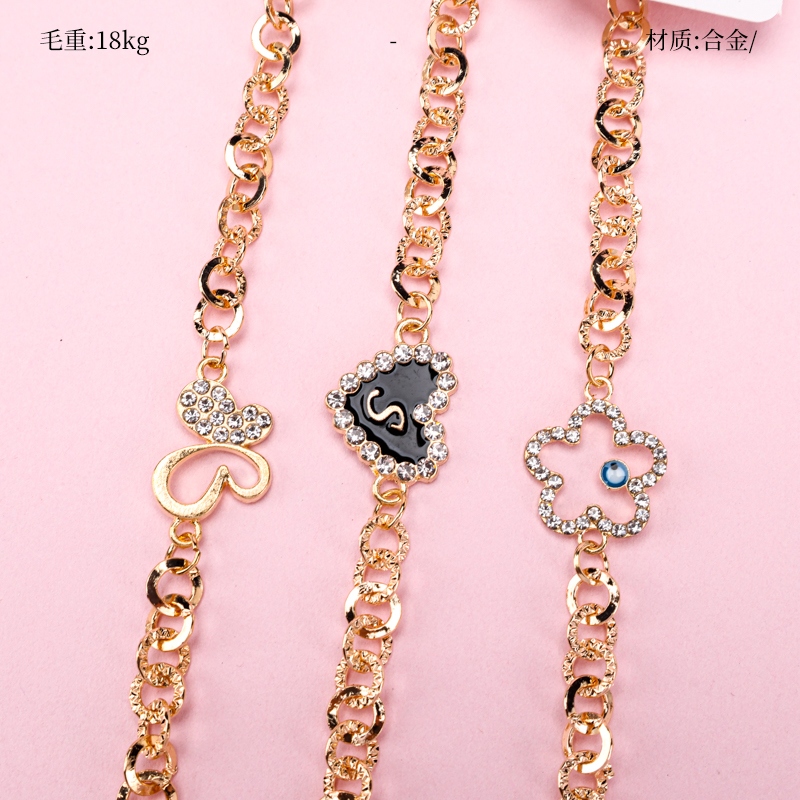 Pulsera de Zircon de Diamante Simple