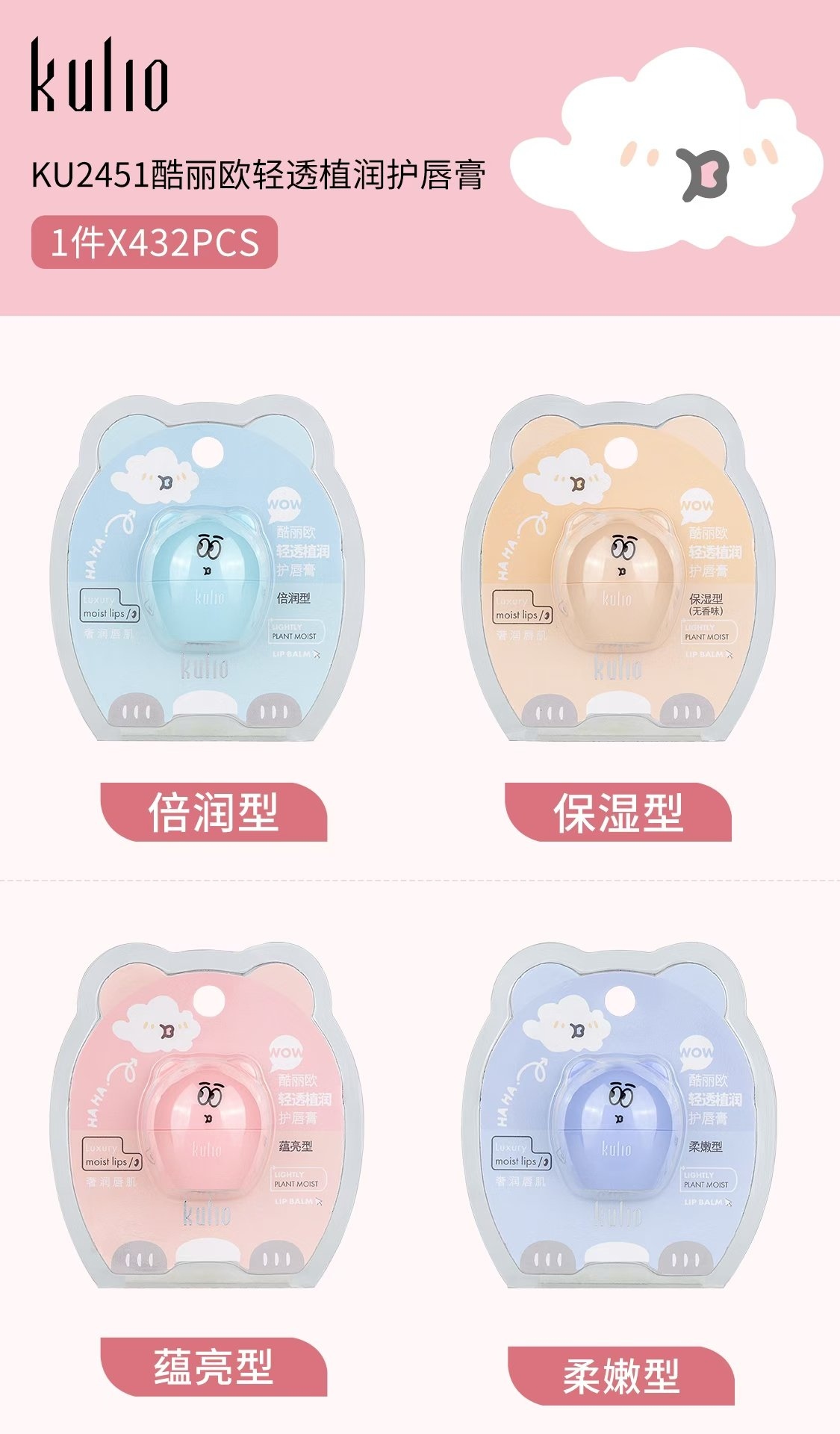 KU2451 Cool Leo Lip Balm 2