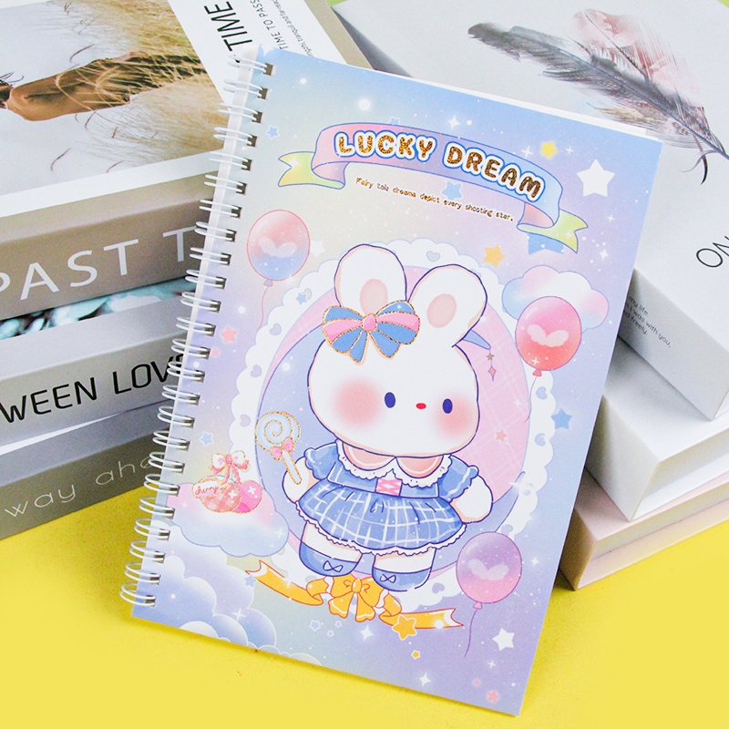 A5-2121 Side Flip Spiral Book (Cover Random)
