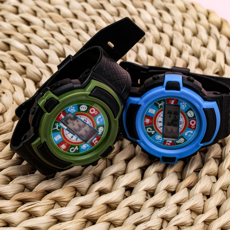 Recuadro G7 Reloj Electrónico Para Niños Negros 3