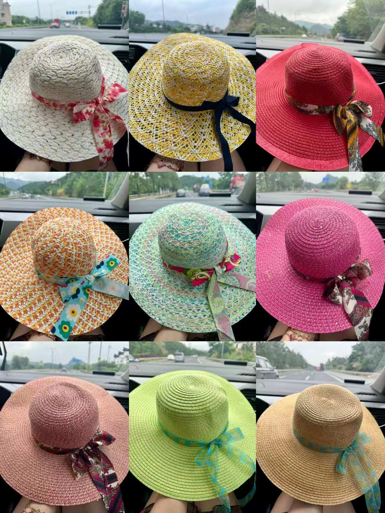Sombrero de Paja de Moda Coreano (Aleatorio)(500) 2