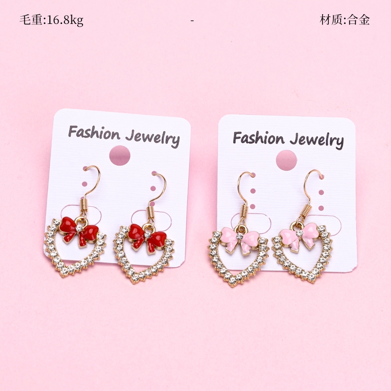 Pendientes de Color Rhinestone