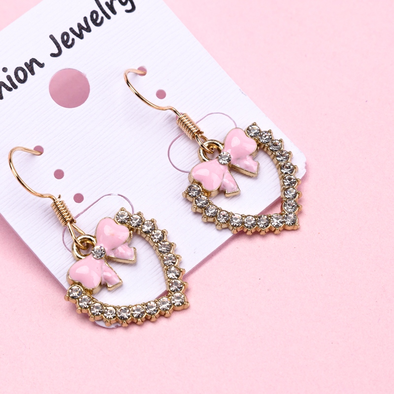 Pendientes de Color Rhinestone 4