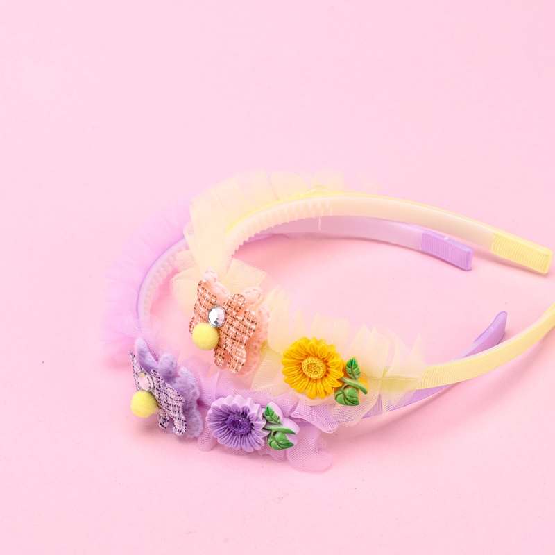 Flor de Oso Accesorios de Encaje Cabeza de Encaje 4