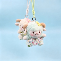 Floral Skirt Lamb Plush Colgante 3
