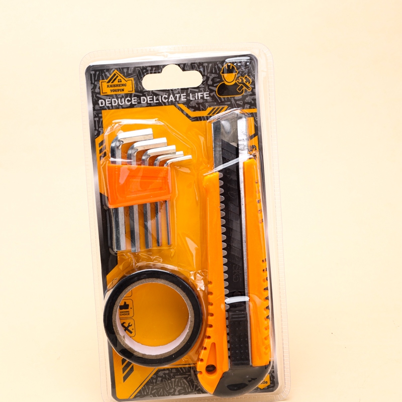 K-51849 Hexágono Dispensando Cuchillo de Arte Pluma Conjunto de Tres Piezas 3