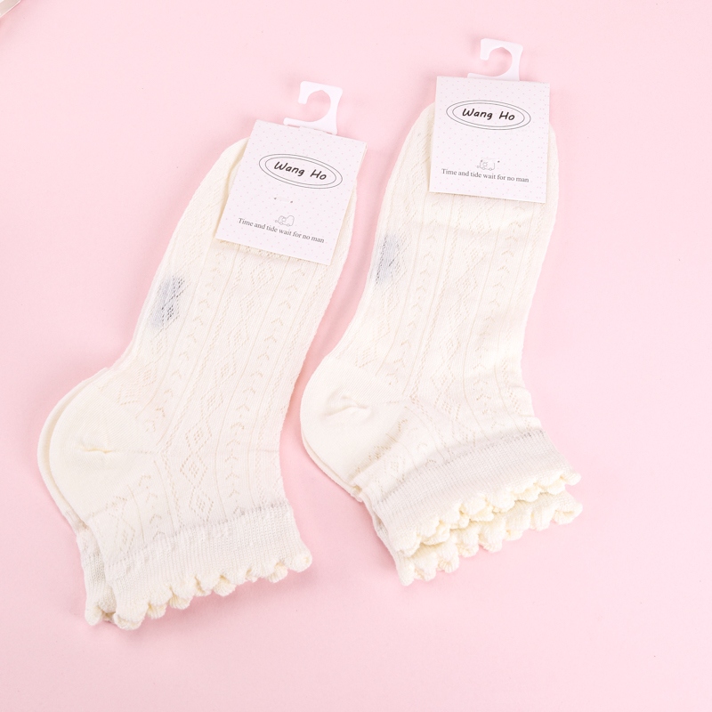 Pequeños Calcetines Blancos Encaje Señoras 3