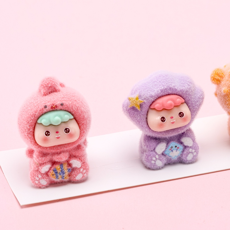 Flocking Marine Cub Ornaments 3