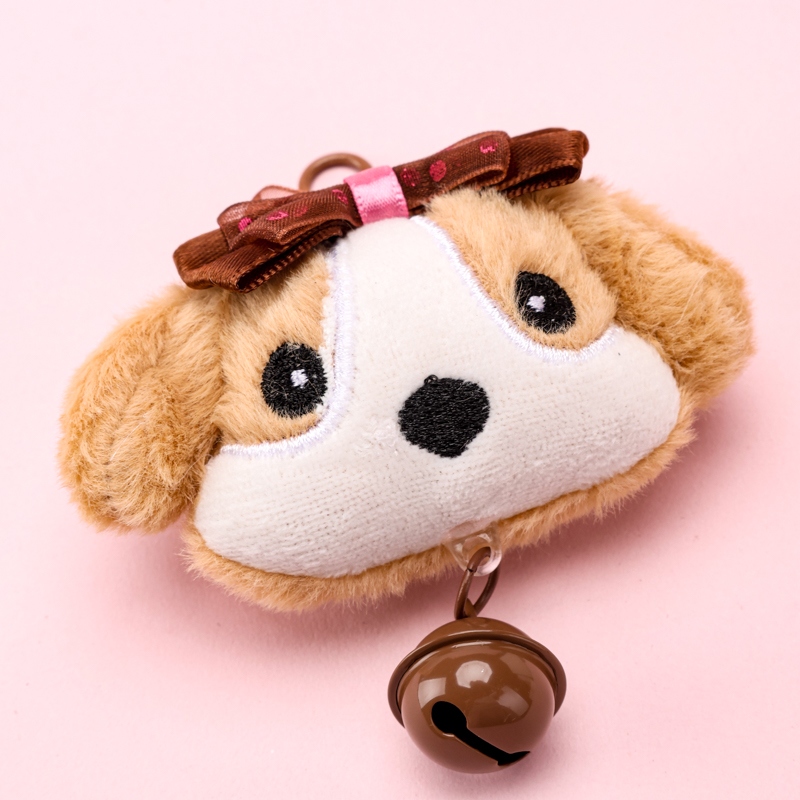 Colgante Bow Bell Dog Plush 3
