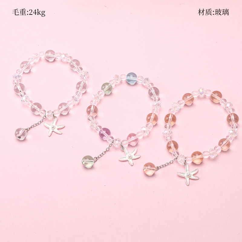 Perla Starfish Pulsera de Cristal