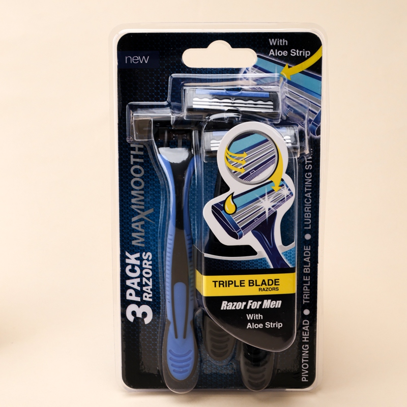 3340B Razor Azul de Tres Capas (3pc) 3