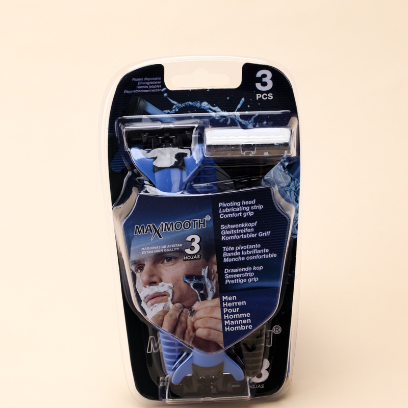 3389B Razor Azul de Tres Capas (3pc) 3