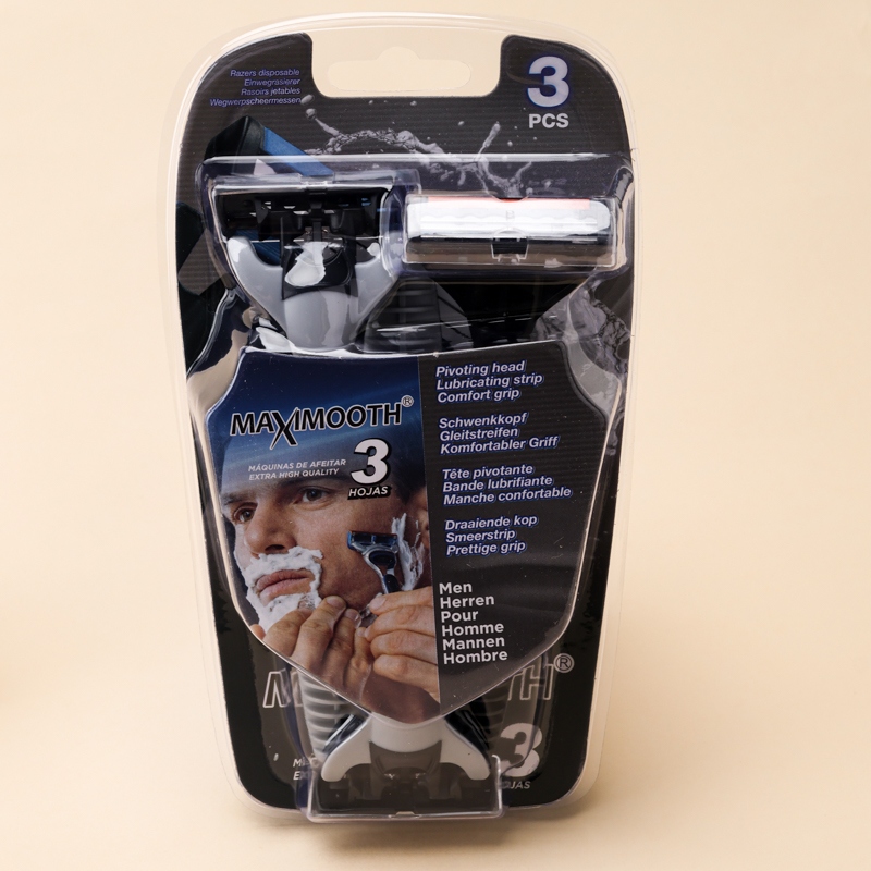 3389GRAY Black Three-layer Shaver (3pc) 3