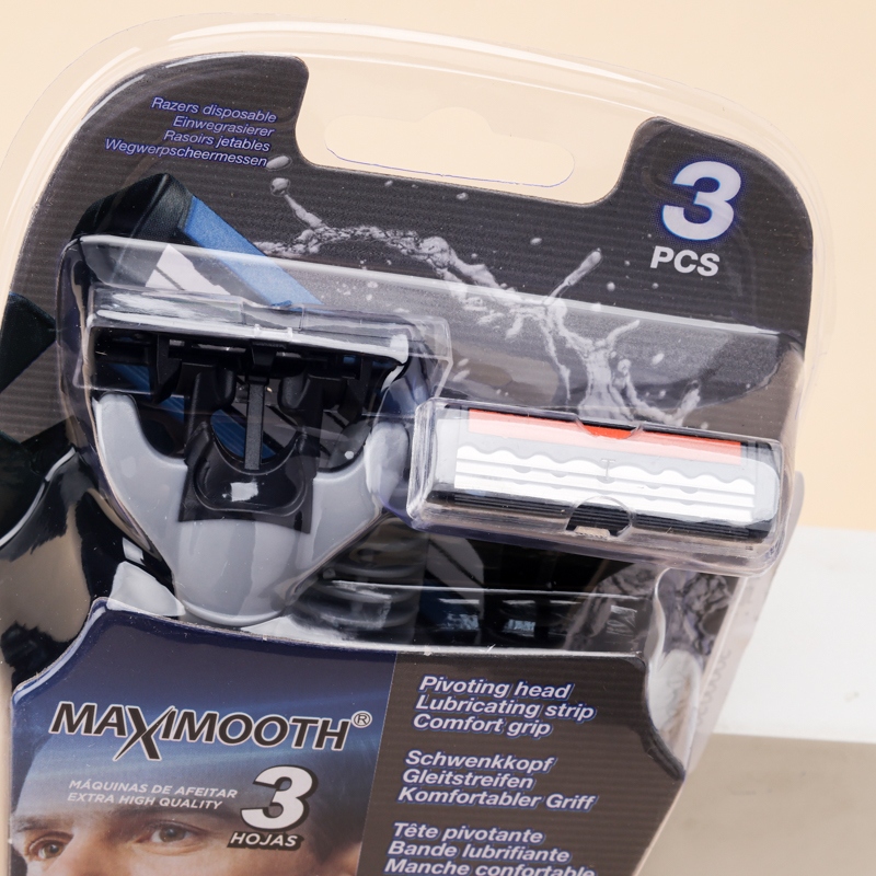 3389GRAY Black Three-layer Shaver (3pc) 4