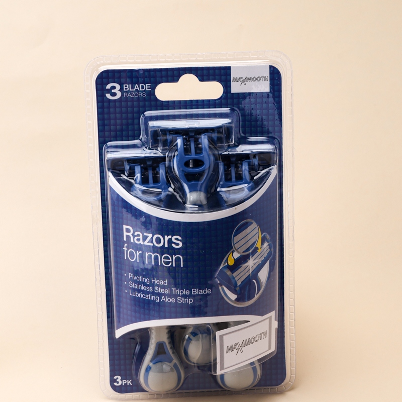 3363B Razor Azul de Tres Capas (3pc) 3