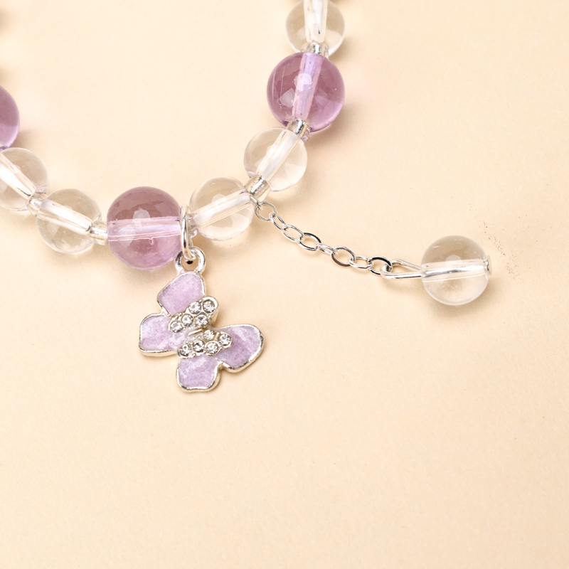 Pulsera de Cristal de Mariposa de Punto de Goteo 4