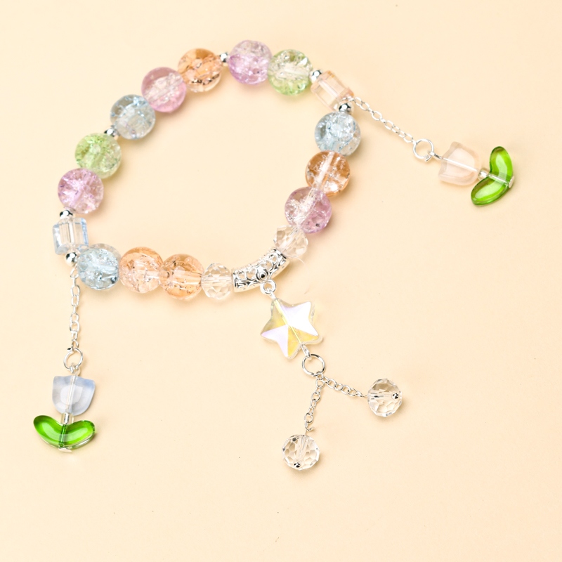 Popcorn Star Flower Tassel Pulsera 3