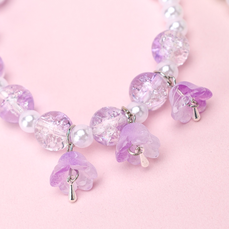Espíritu de Hielo del Lirio del Valle Orquídea Pulsera de Perlas 4