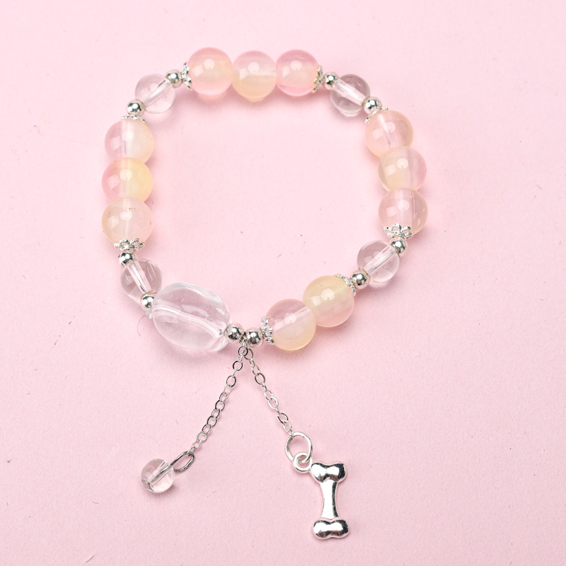 Pulsera de Cristal de la Cabeza del Gato 4
