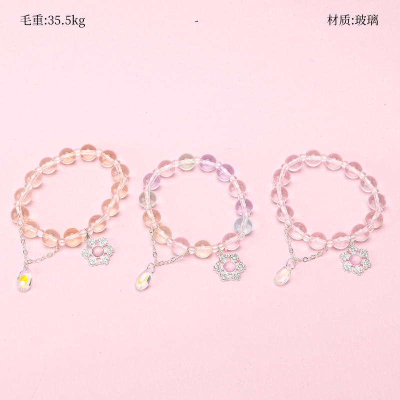 Pulsera de Cristal de Copo de Nieve 2