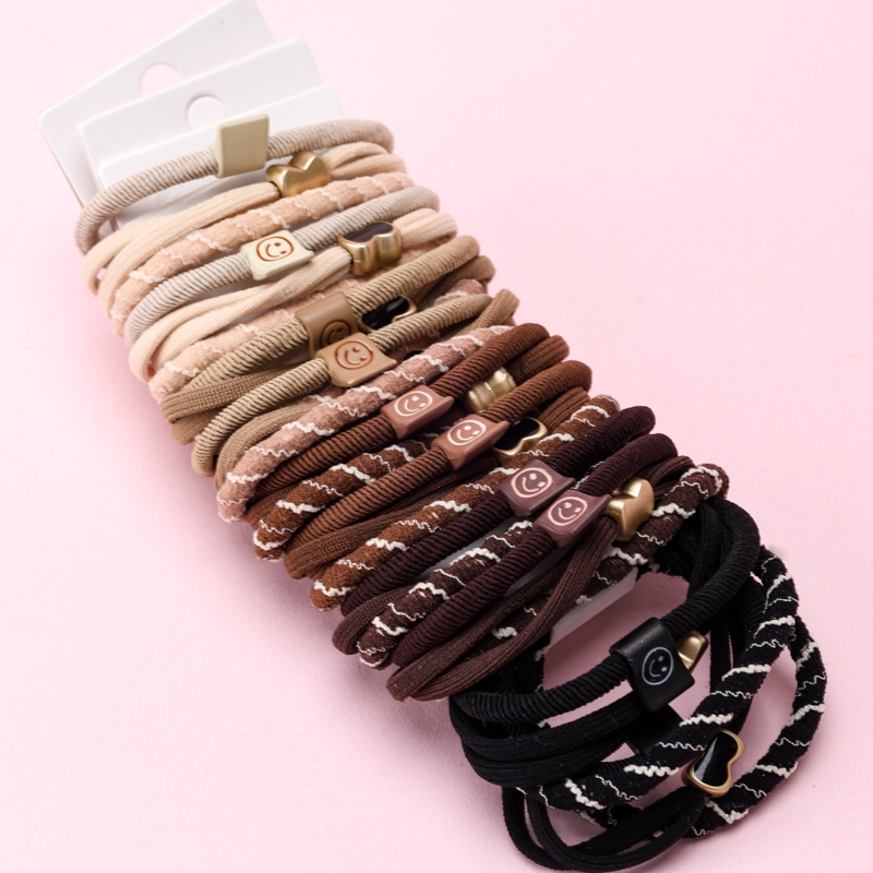 Milk Tea Smiley Etiquetas Accesorios Rubber Tendons 4