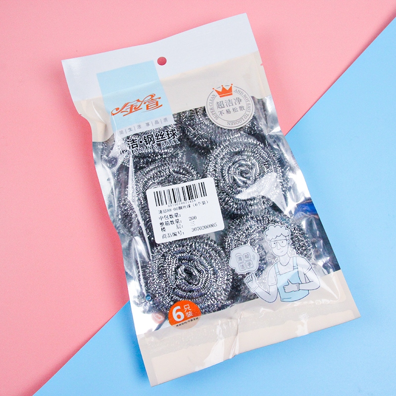 Limpieza Rápida 88-06 Scourers de Acero Inoxidable (6-pack) 2