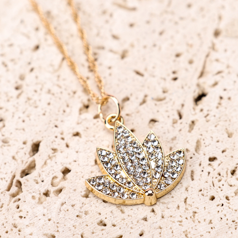 Collar de Loto de Diamante Completo 4