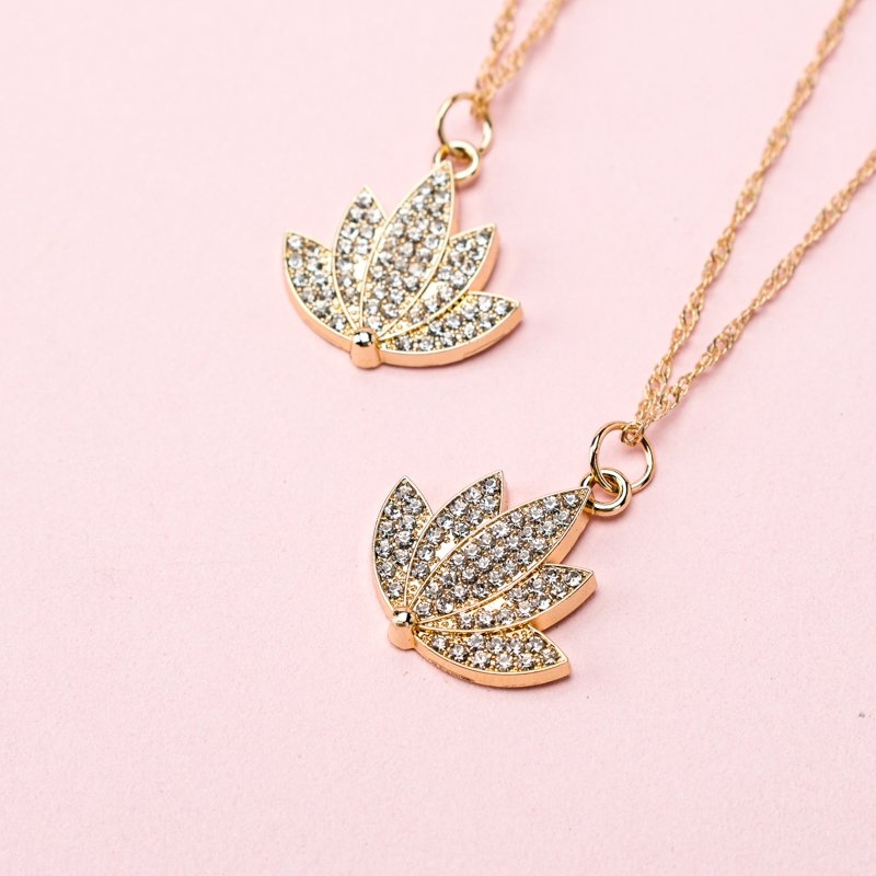 Collar de Loto de Diamante Completo 5