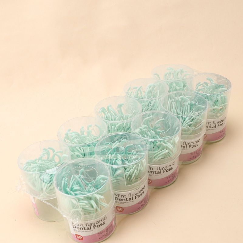 Inglés 0694 Menta Doble Línea Dental Floss (50) 4