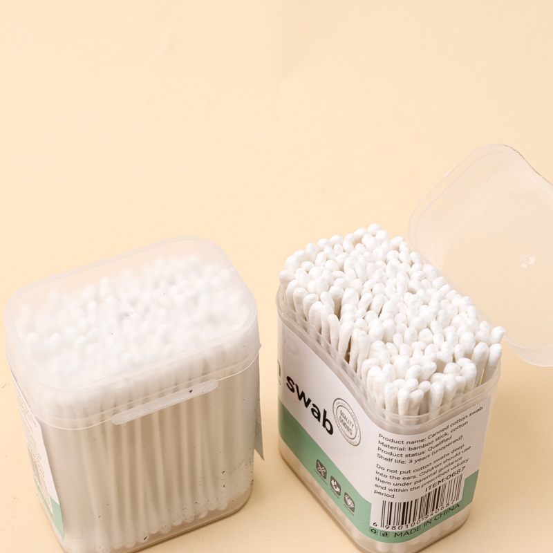 Inglés 0687 Bebé Fruncido Caja de Algodón Swabs (160) 3