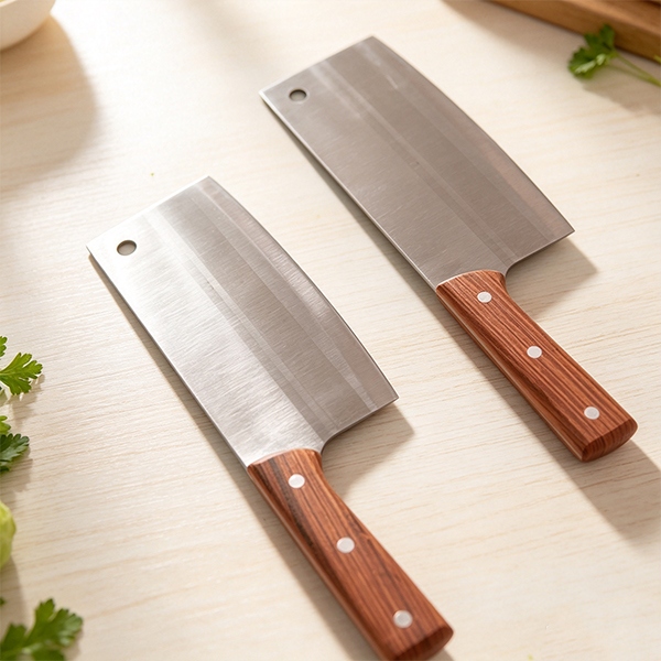 Cuchillo de Corte JW-2 Con Mango de Madera 5