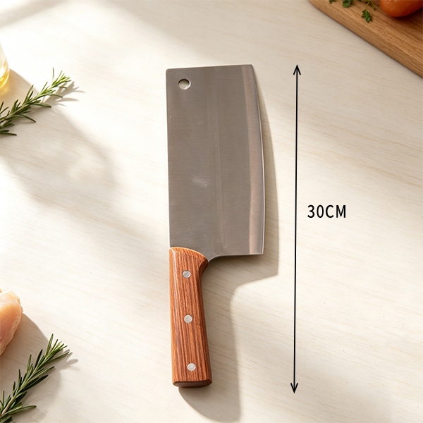 Cuchillo de Corte JW-2 Con Mango de Madera 6