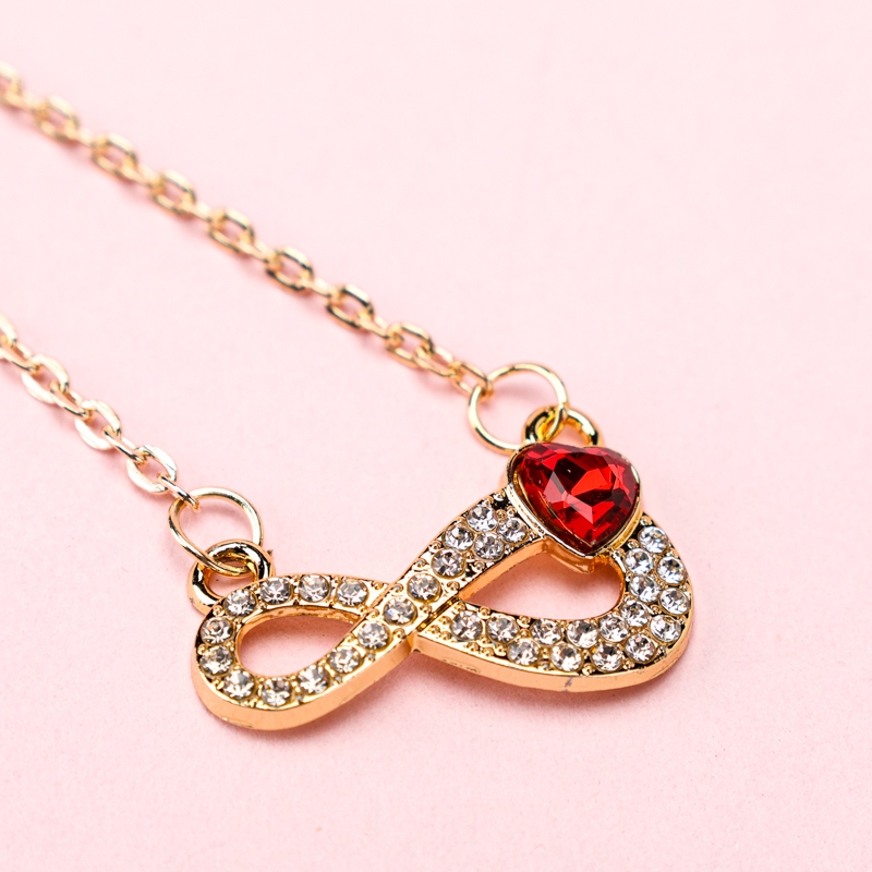 Diamante Collar de Corazón de 8 Caracteres 4