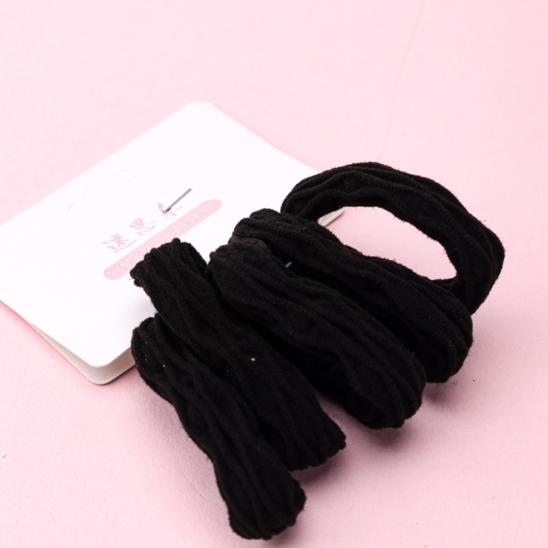 Ascensor Cinco Negro Jacquard Towel Ring 3