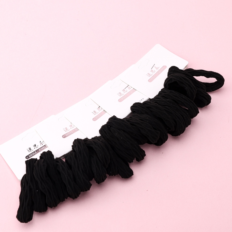 Ascensor Cinco Negro Jacquard Towel Ring 4