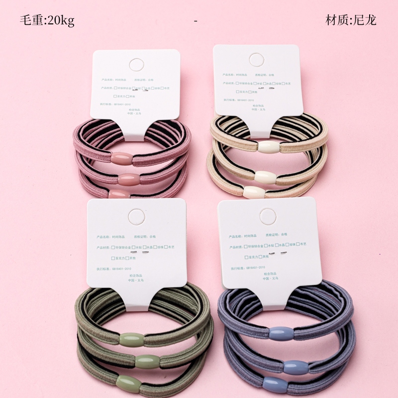 Tres Bandas de Goma Elásticas de Alto Color