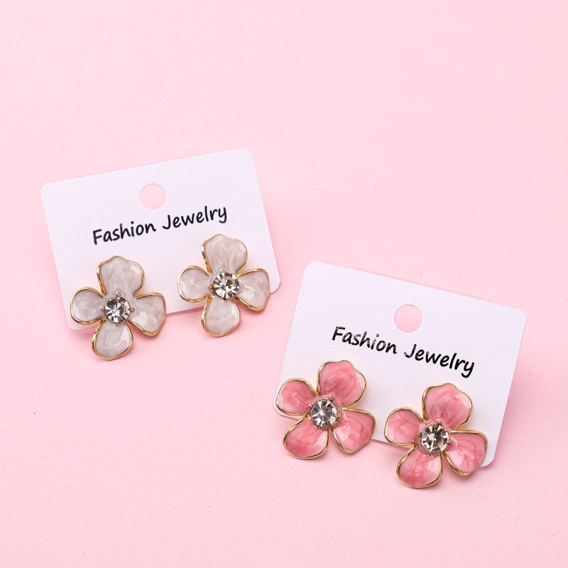 Pendientes de Flores de Aceite de Gota 3