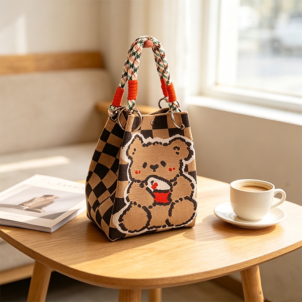 Bolso Tejido de Mano (Mixed Patrón) 3