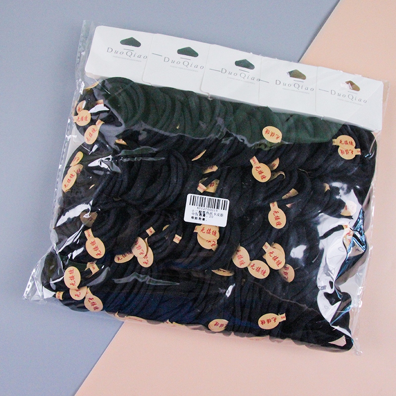 Doce Tarjetas de Cabecera Empaquetado Tetas de Pelo Negro (6+6) 5