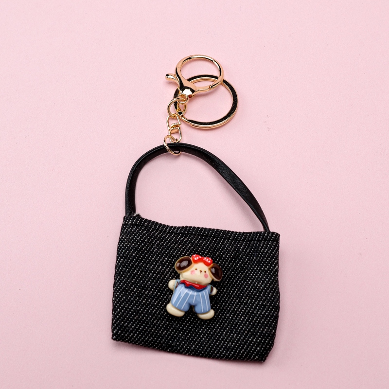 Colgante de Bolsa Pequeña Serie Denim 3