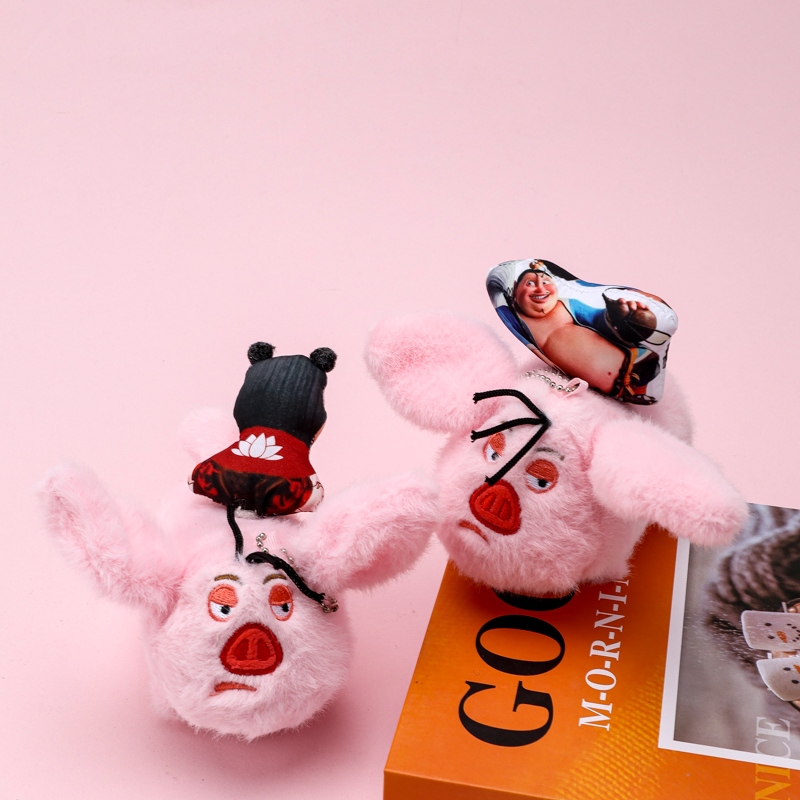 Colgante de Cerdo Volador de Valor Plush 3