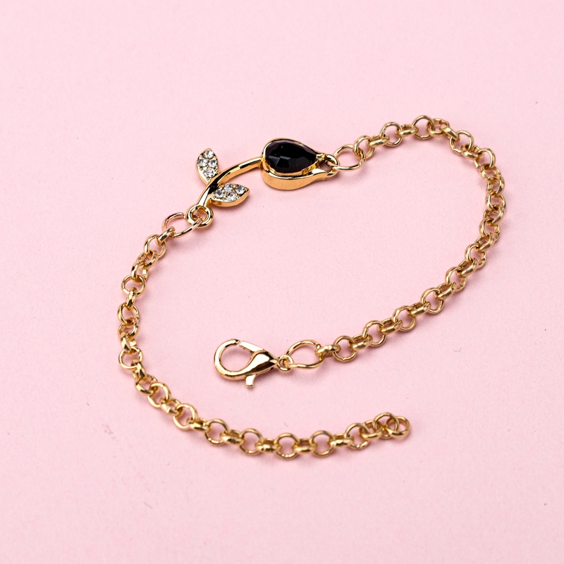 Pulsera de Tulipan de Diamante de Colores de Moda 4