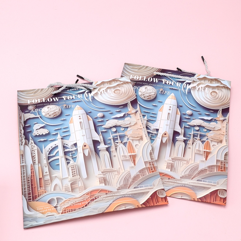 ST500-10 Bolsa de Regalo de Rocket Grande Vertical 4